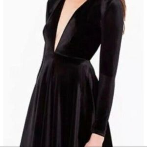 American Apparel Velvet Skater Dress